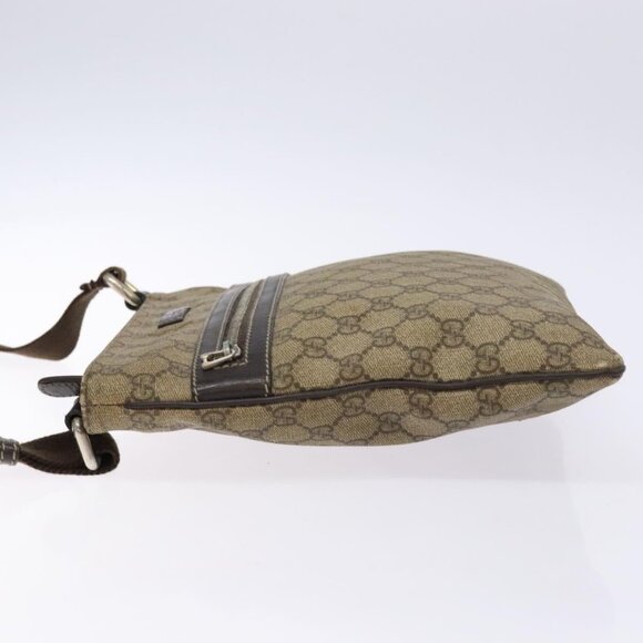 GUCCI GG Supreme Shoulder Bag PVC Beige Gold 295257 Auth 138218 - Picture 5 of 16